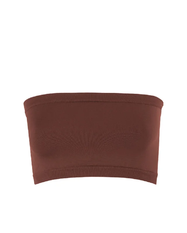 Modernism CAPTIVATING Bandeau Bra Top | Maroon