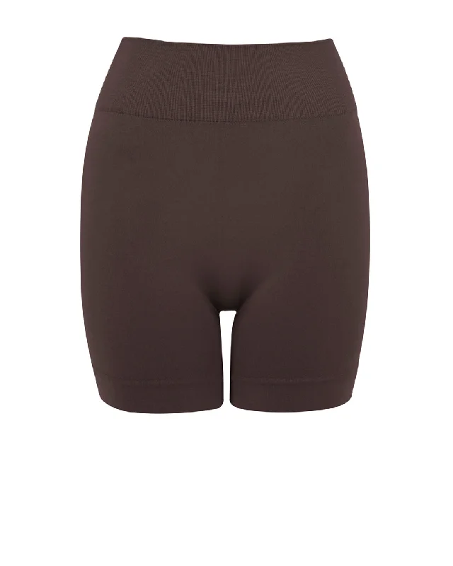 Cozy Fitting COMPOSED Shorts | Chocolate Brown