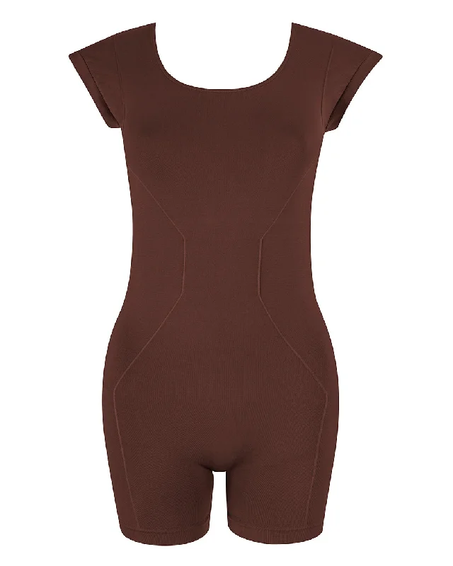 Cozy Lifestyle EUPHORIC Shorts Unitard | Maroon