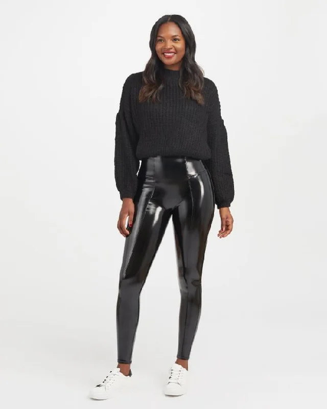 British Style Spanx ‘Faux Patent Leather Legging’