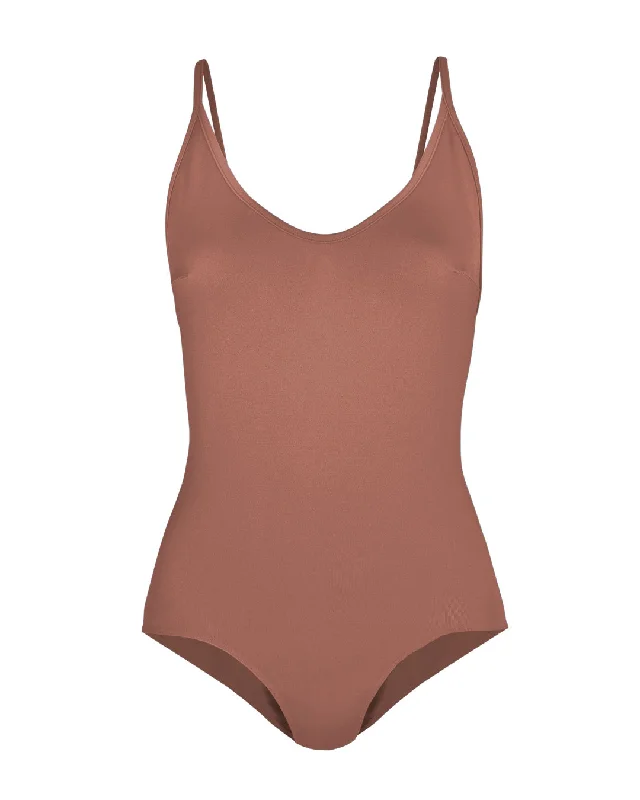Bright Colors FLAWLESS Body Swimsuit | Rusty Pink