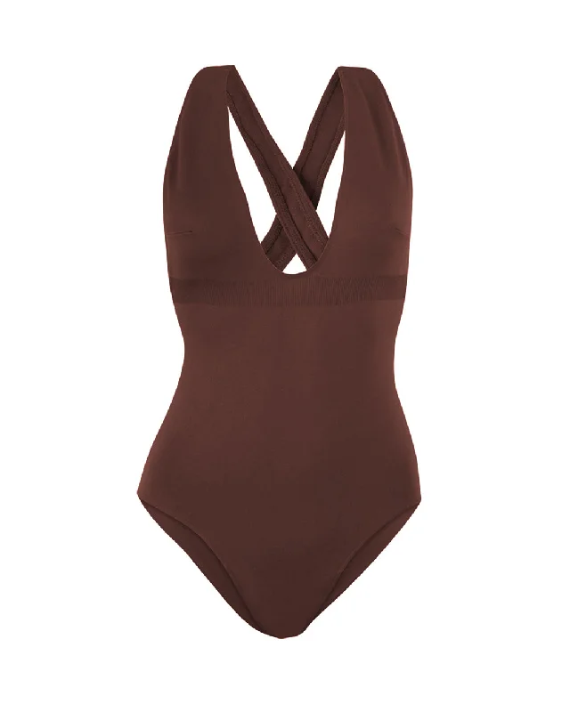 Casual Elegance ILLUMINATE Body Swimsuit | Maroon