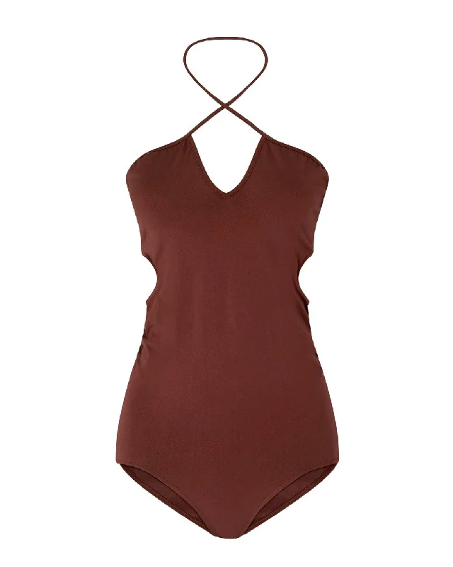 High-quality Design IMMERSED Body Swimsuit | Maroon