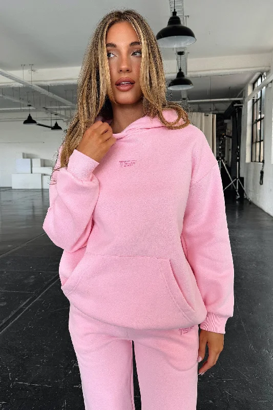 Lazy Style Kaztek Hoodie - Pink