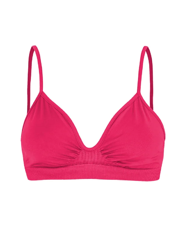 Classic Style LIBERATED Bikini Bra Top | Fuchsia