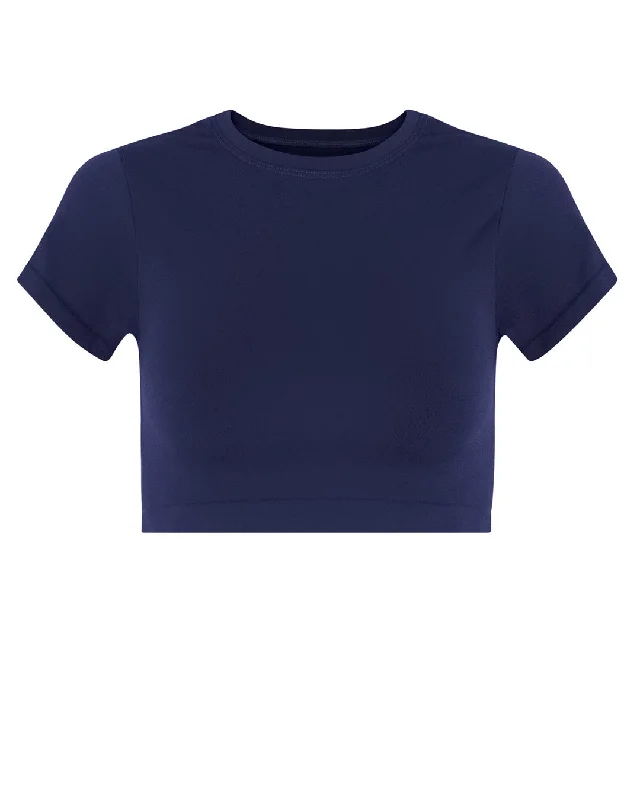 Slim Fit MINDFUL Crop Top | Eclipse