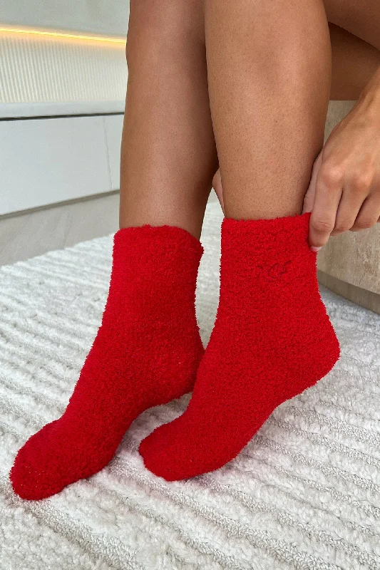 High-end Sense Natalie Socks - Red