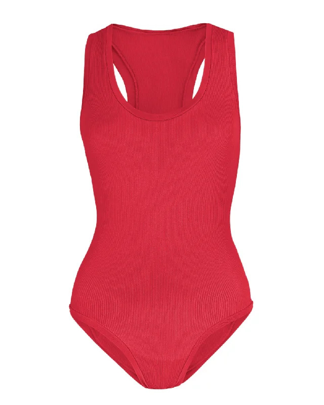 Fashion Must-have PRESENCE Body Swimsuit | Cerise