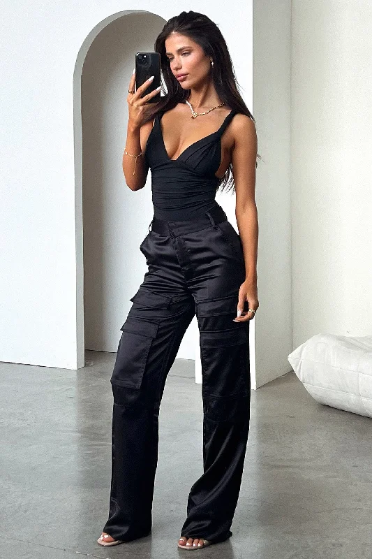 Luxury Classic Sophia Pants - Black
