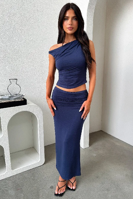Customized Version Vamika Maxi Skirt - Navy