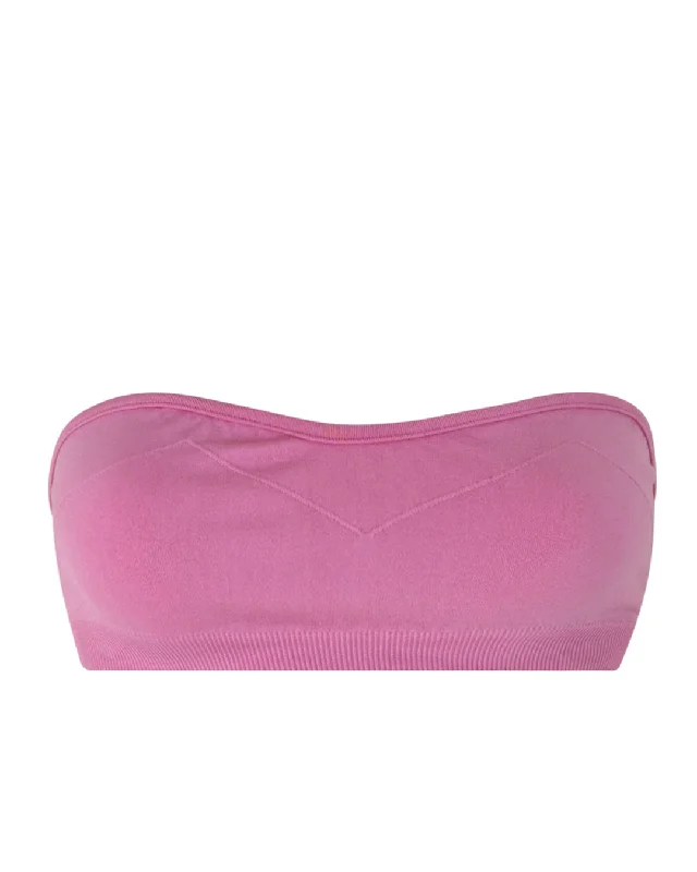 Relaxed Fit VITALISED Bandeau Bra Top | Candy