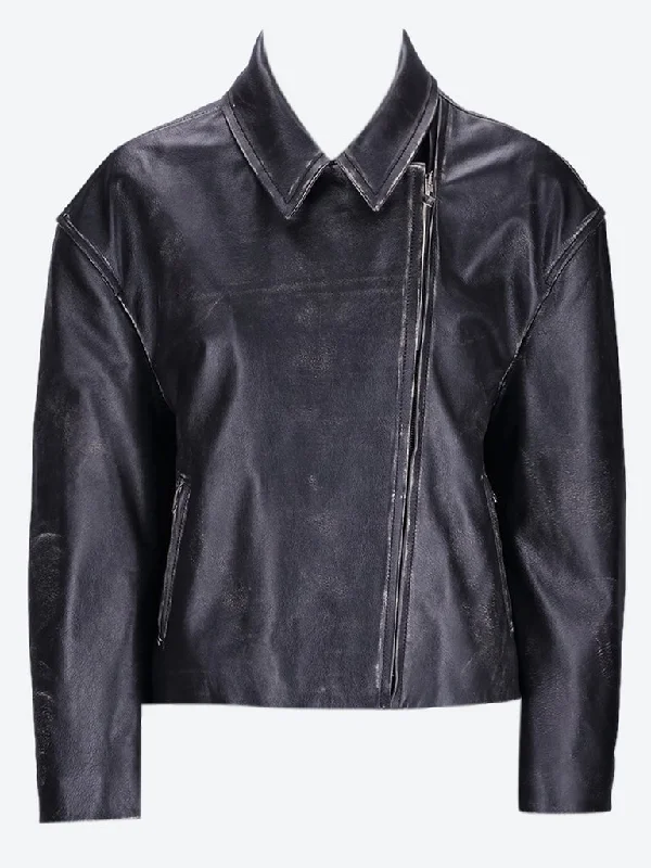 Minimalism Leather jacket