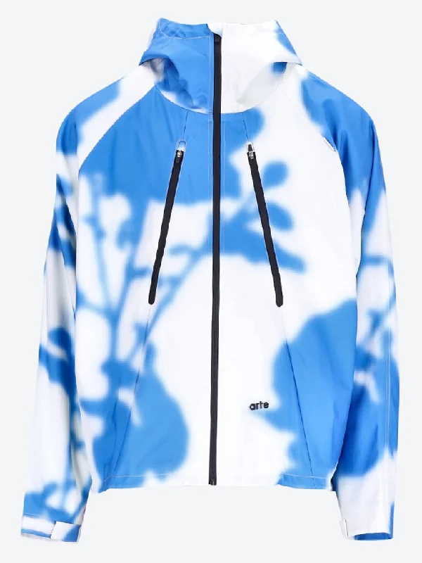 Versatile Items Blue flower technical jacket