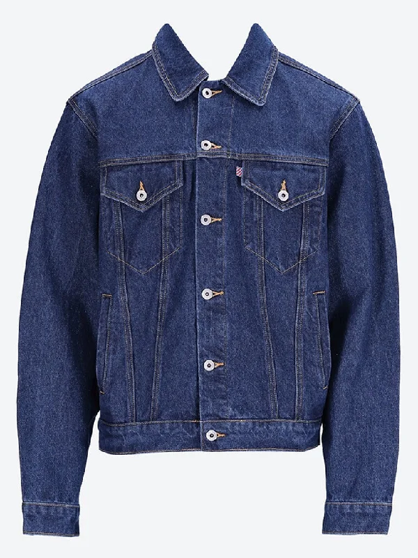 High-quality Design Running dog denim jacket