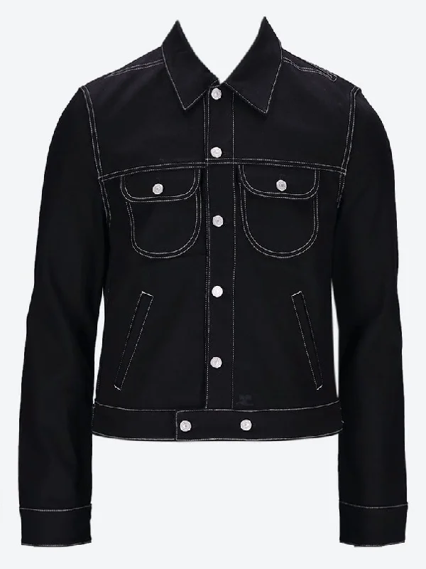 Free And Comfortable Signature denim trucker jacket