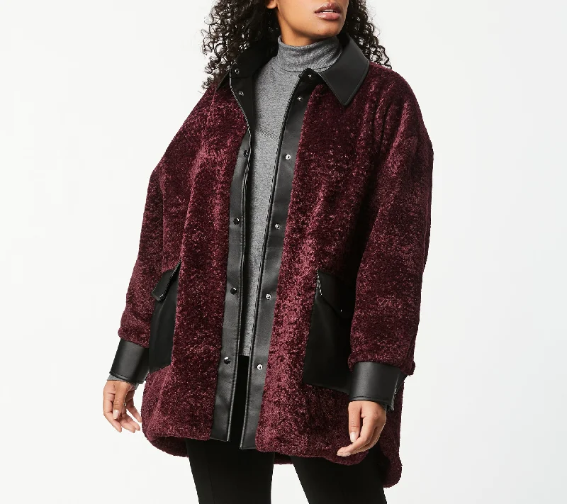 Unique Design Fur Shacket