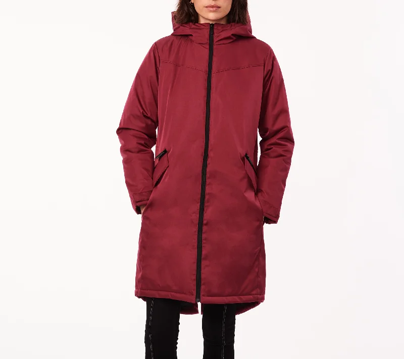Loose Fit Hi-low Raincoat