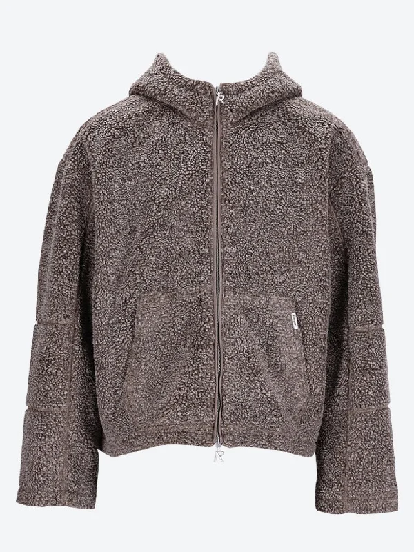 All-Day Wear Hooded fleece jacket
