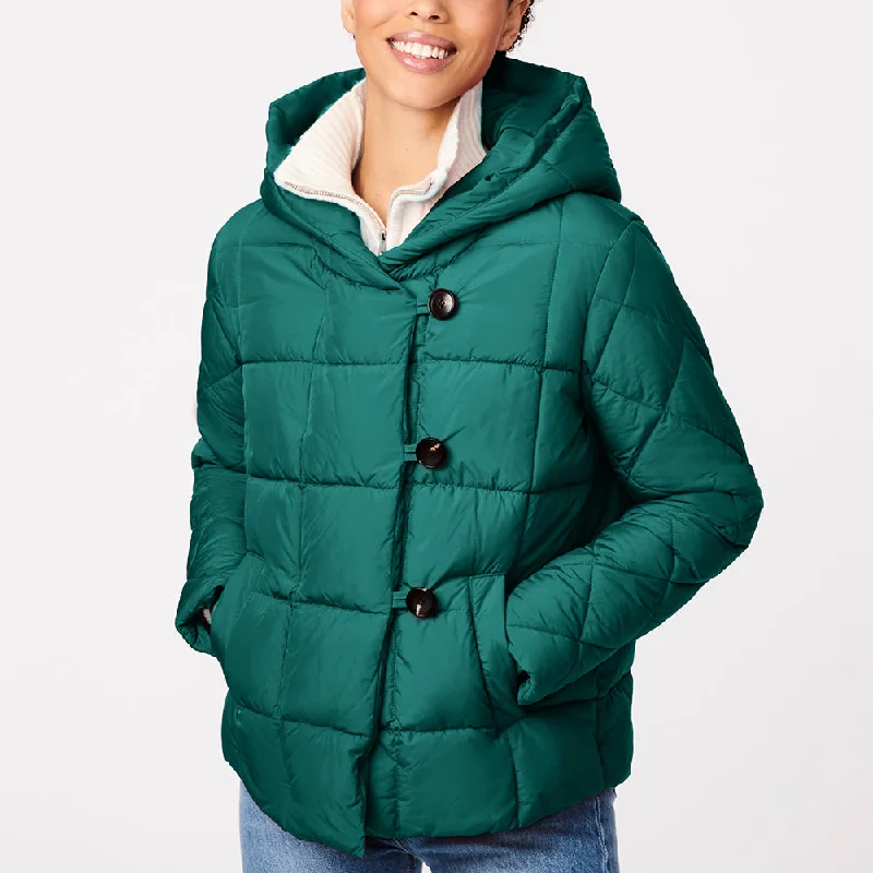 Cozy Knits Hooded Puffer Jacket