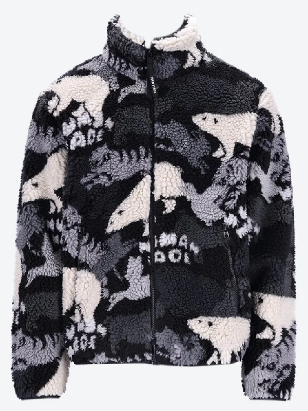 Sports Fashion Animal fleece jacket