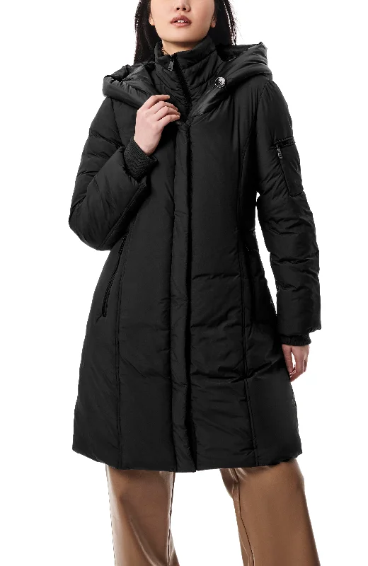 Sports Cool Long Hooded Puffer