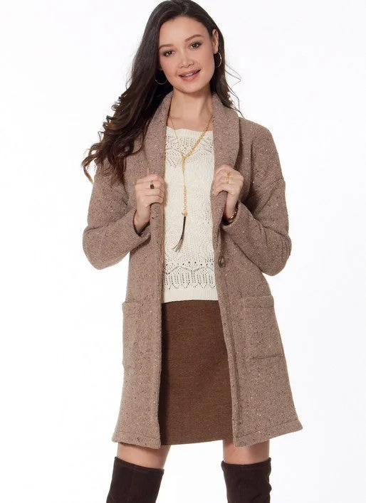 Cozy Fashion McCalls Vest and Cardigans/Coatigans M7476