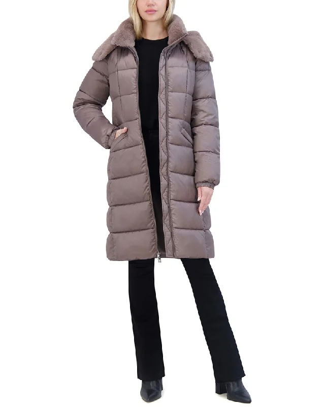 Unique Prints Tahari Puffer Coat