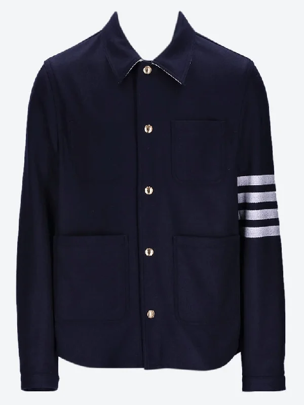 Perfect Tailoring 4 bar melton utility jacket