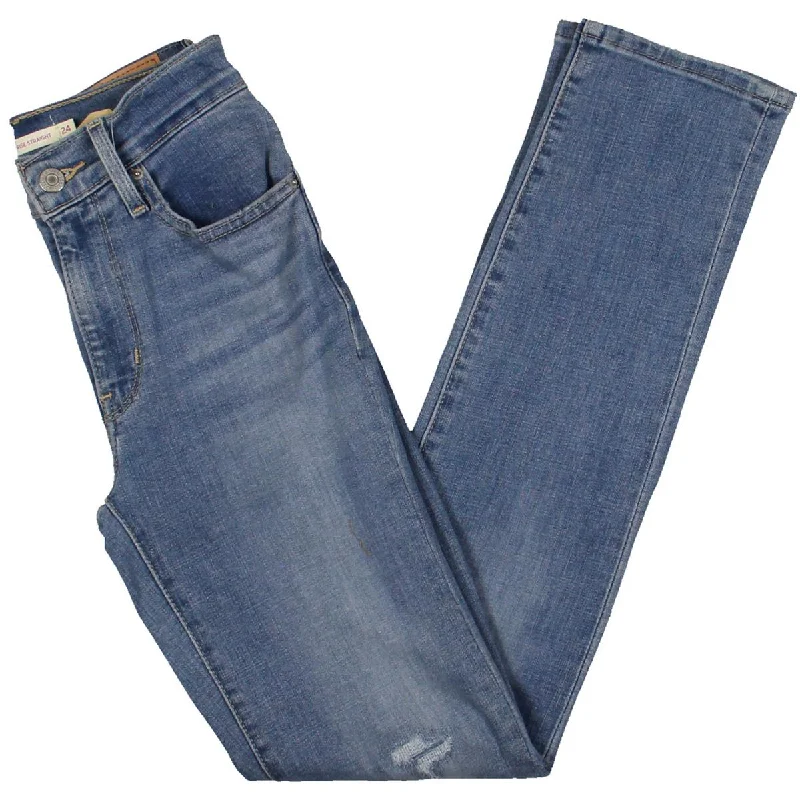 Cozy Outerwear 724 Womens High-Rise Slim Straight Leg Jeans