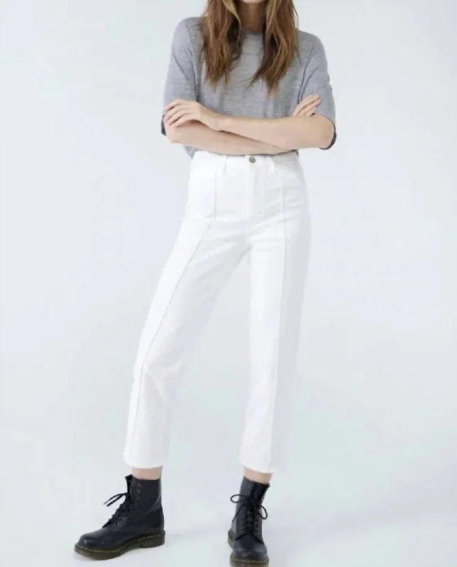 Street Fashion Bree High Waist Stovepipe Jeans In Opal