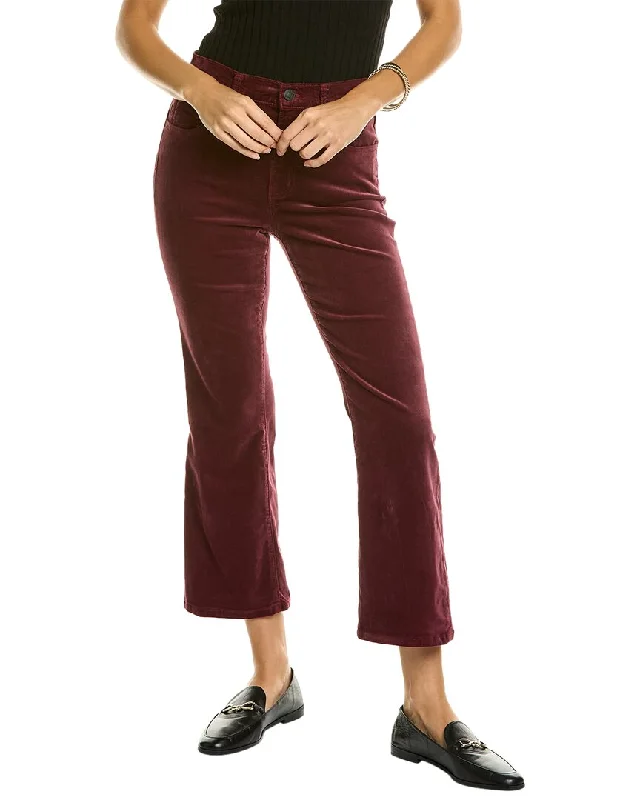 Casual Chic Current/Elliott The Boulevard Claret Velvet Bootcut Jean
