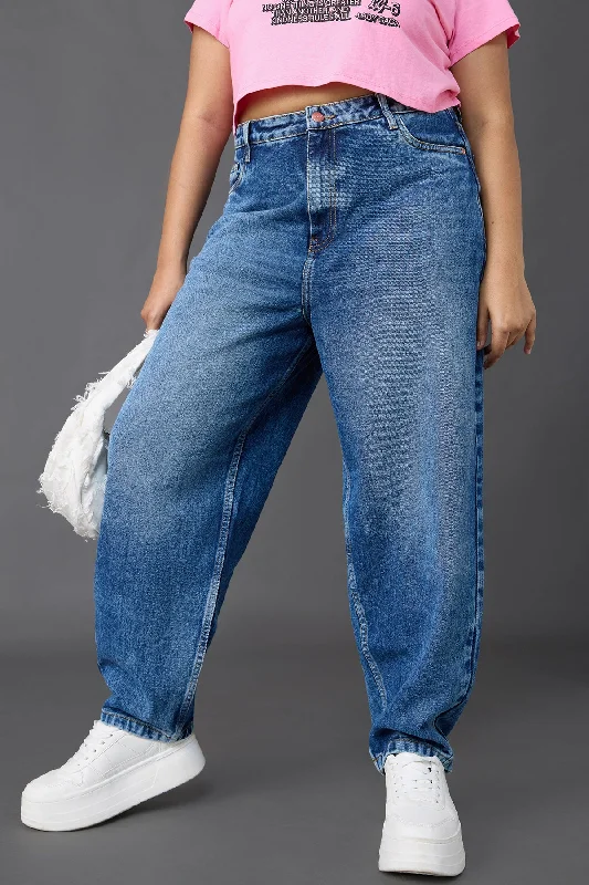 Playful Style Curve Classic Slouchy Jeans