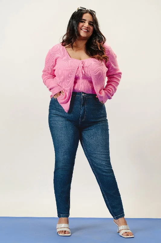 Personalized Wear Curve Rich Indigo Skinny Curve Jeans