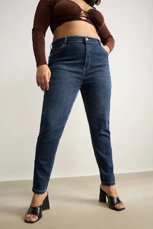 Soft Casuals Indigo Ink Curve Skinny Jeans