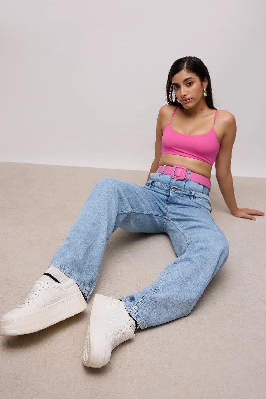 Light Fit Double Flap Women's Jeans