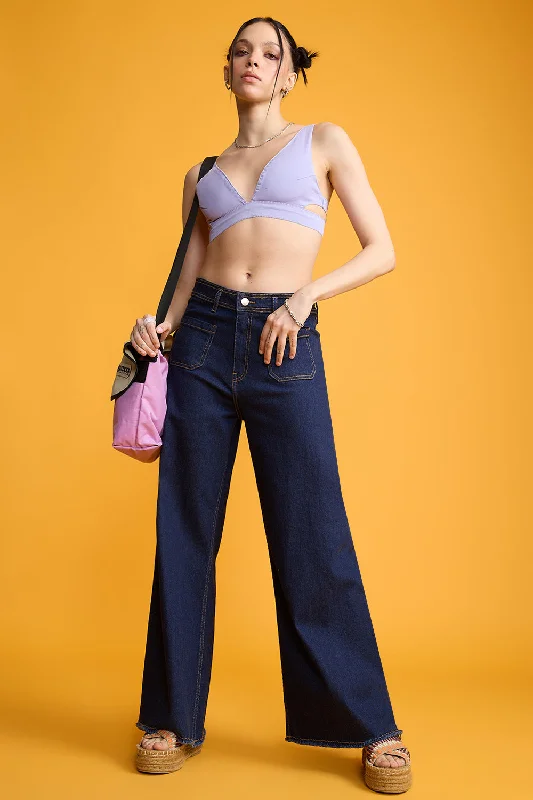 Layered Style Marine Fit Raw Indigo Denims