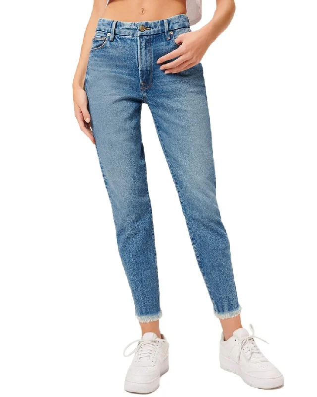 High Street Series GOOD AMERICAN Blue 942 Girlfriend Jean