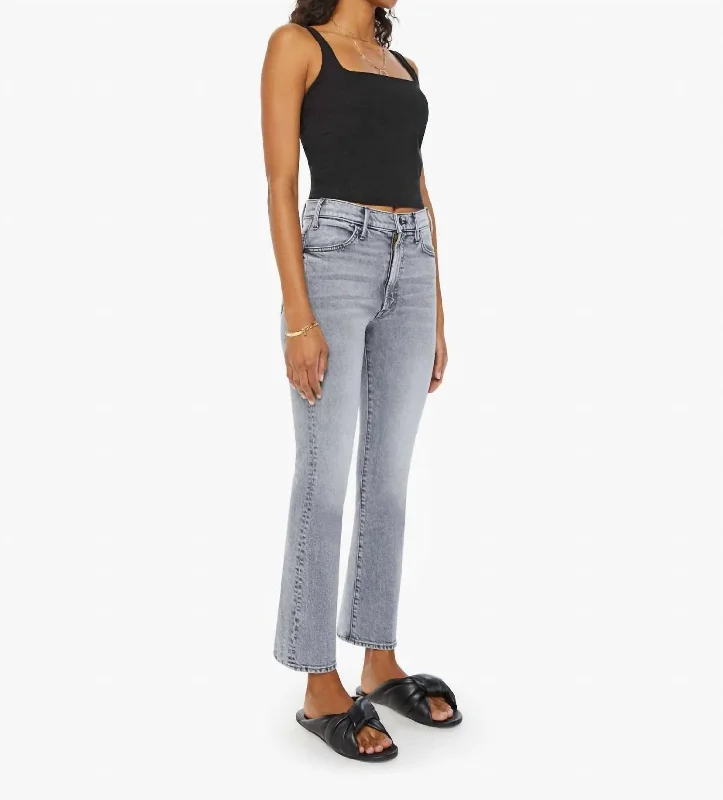 Fashion Classic Hustler Ankle Flare Jeans In Drawing A Blank