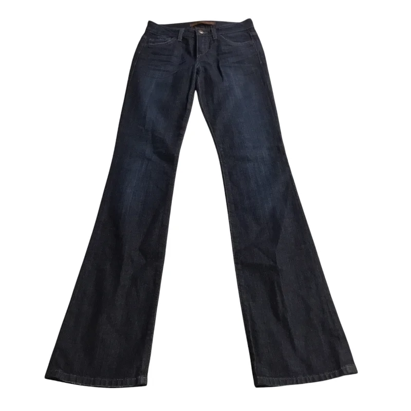 Embroidered Letters Jeans Boot Cut By Joes Jeans In Blue Denim, Size: 0