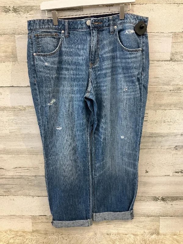Soft Tops Jeans Boyfriend By Jag In Blue Denim, Size: 16