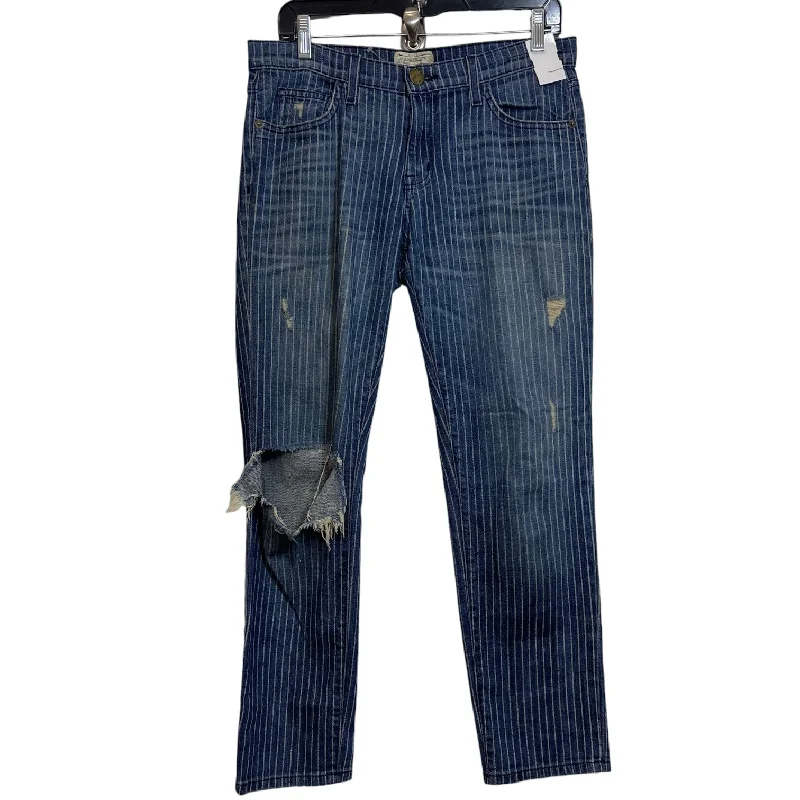 Exquisite Craftsmanship Jeans Cropped By Current Elliott In Denim, Size: 2
