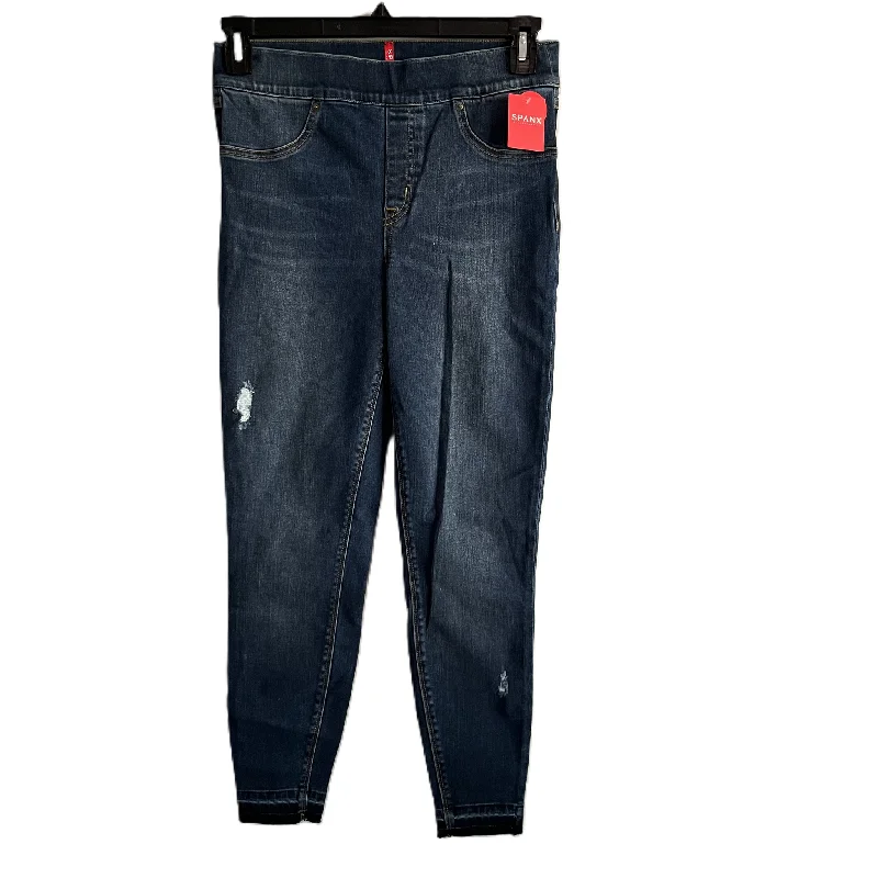 Casual Fit Jeans Jeggings By Spanx In Blue, Size: M
