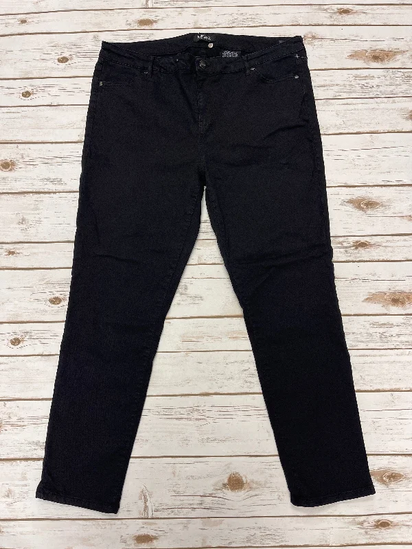 Free And Comfortable Jeans Skinny By Buffalo David Bitton In Black Denim, Size: 16