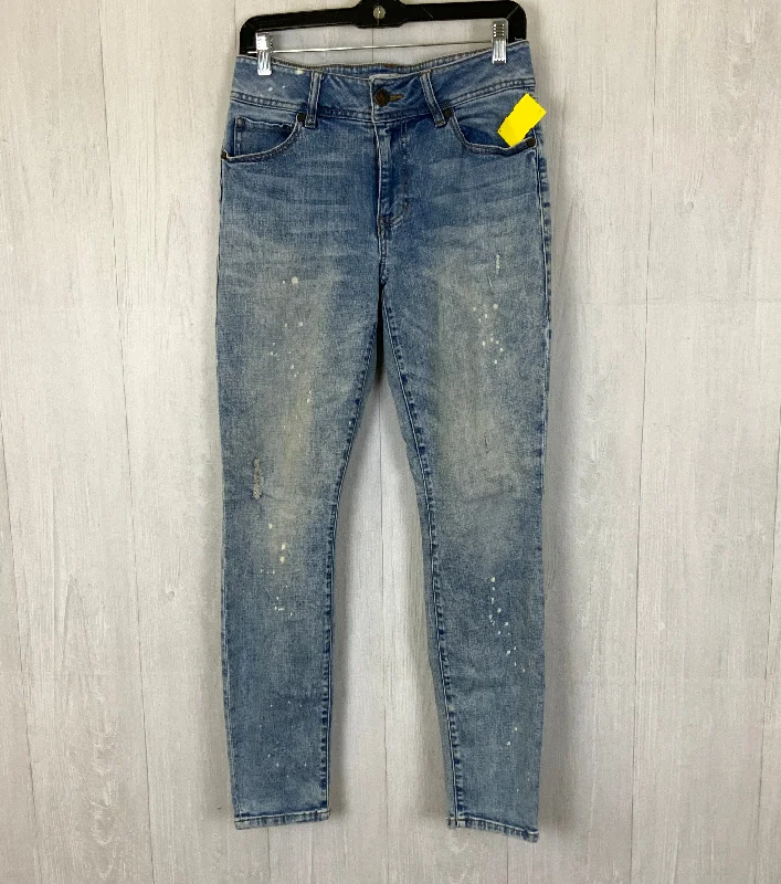 Relaxed And Casual Jeans Skinny By Cabi In Blue Denim, Size: 8