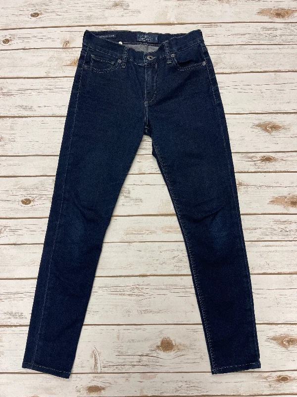 Fashion Wear Jeans Skinny By Lucky Brand In Blue Denim, Size: 4