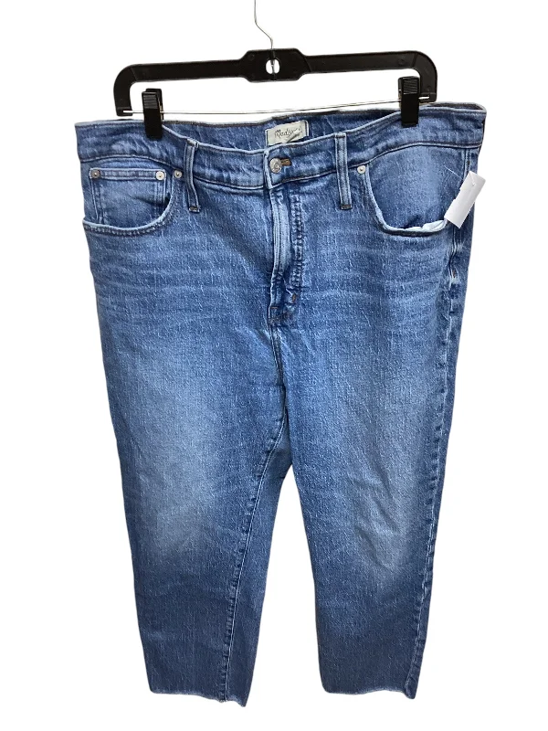 Layered Comfort Jeans Skinny By Madewell In Blue Denim, Size: 16