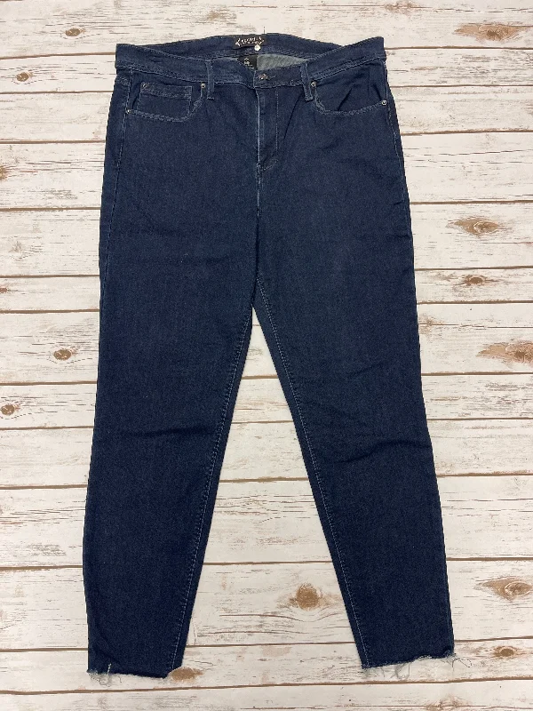 Versatile Wear Jeans Skinny By Nanette By Nanette Lepore In Blue Denim, Size: 14