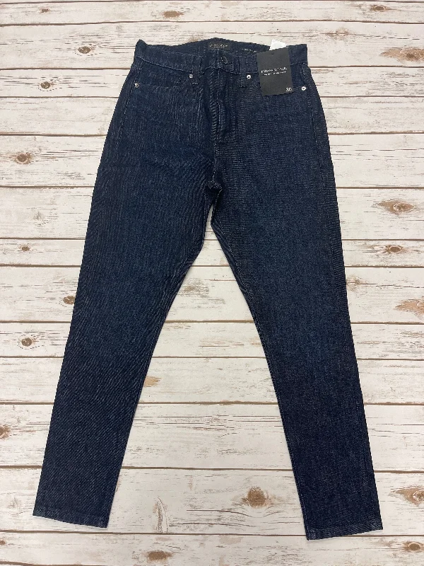 All-Day Outfits Jeans Straight By Banana Republic In Blue Denim, Size: 10