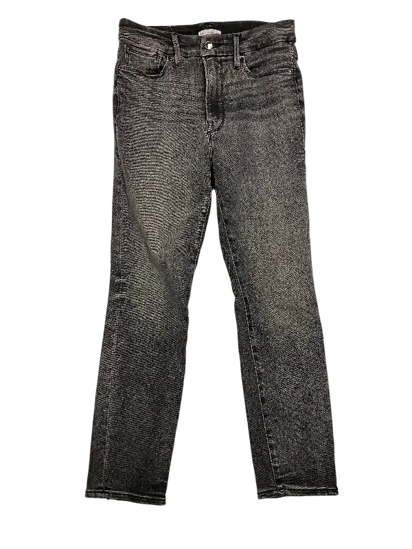 Breathable Style Jeans Straight By Good American In Black, Size: 8