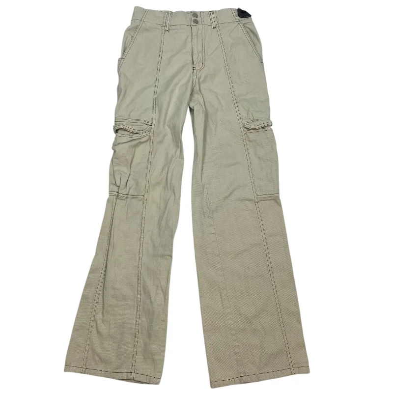 Simple Comfort Jeans Wide Leg By Rsq In Tan, Size: S